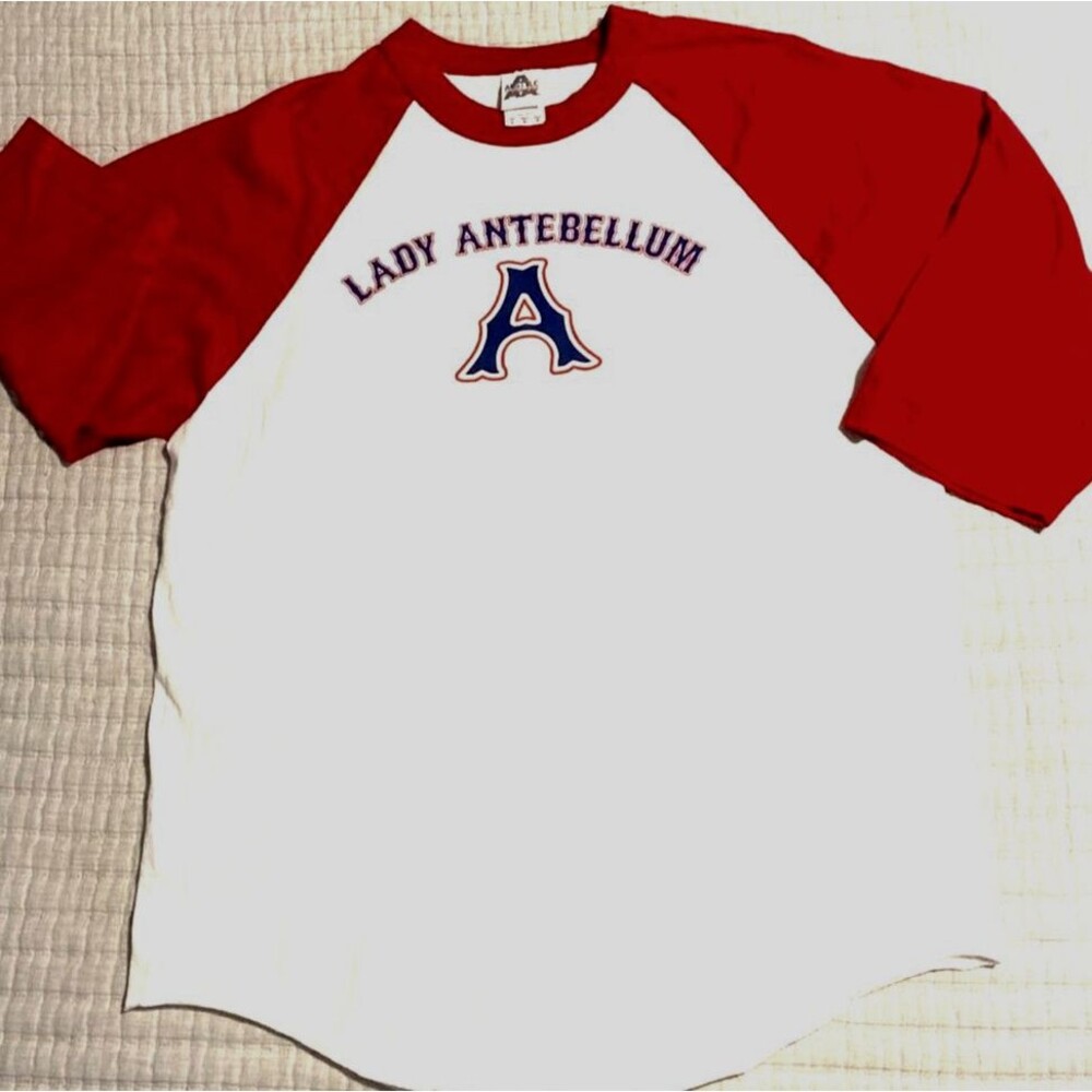 Vintage Lady Antebellum Raglan Quarter Sleeve 2014 Concert Shirt Large